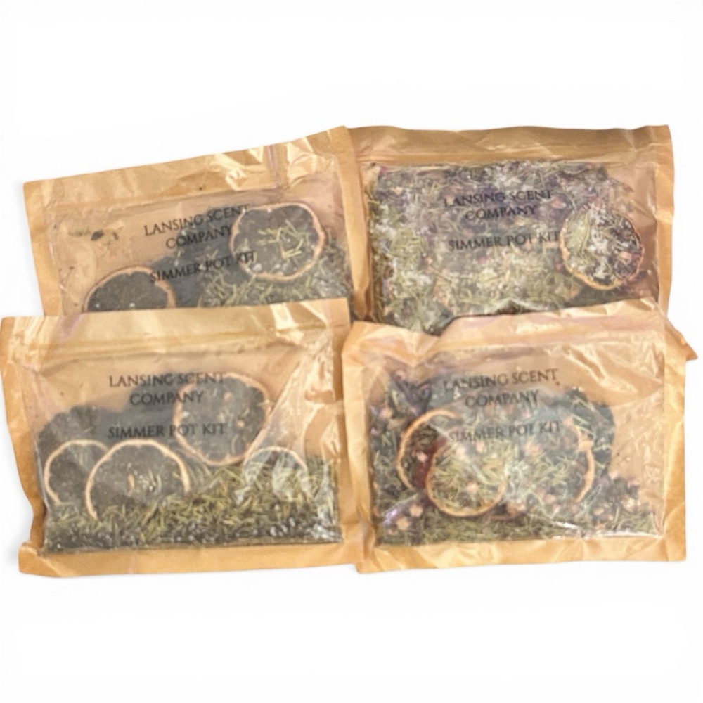 4x Lansing Scent Company Simmer Pot Kits Citrus